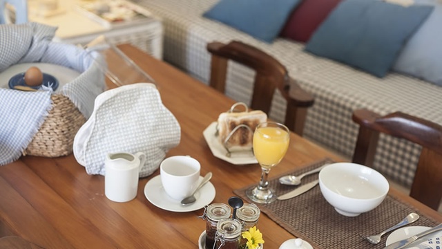 Our breakfasts served in your room